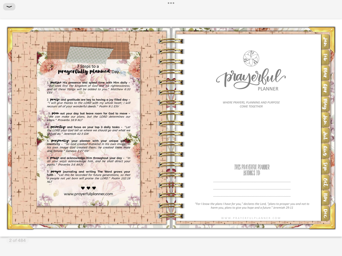 2026 Digital Planner All-In-One - AMAZING GRACE