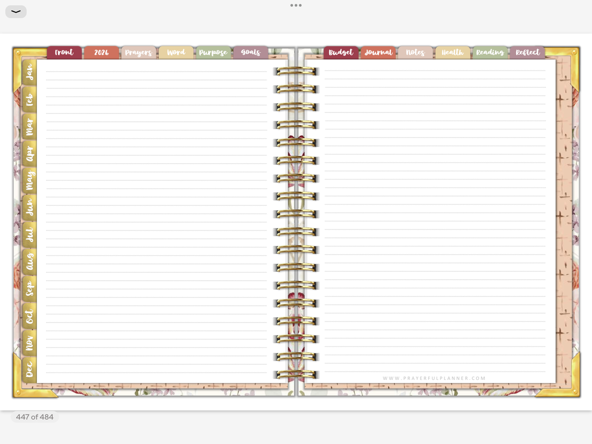 2026 Digital Planner All-In-One - AMAZING GRACE
