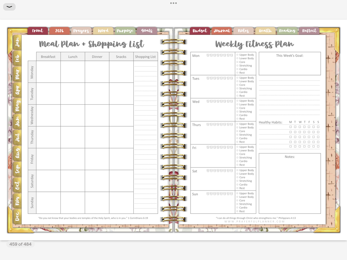 2026 Digital Planner All-In-One - AMAZING GRACE