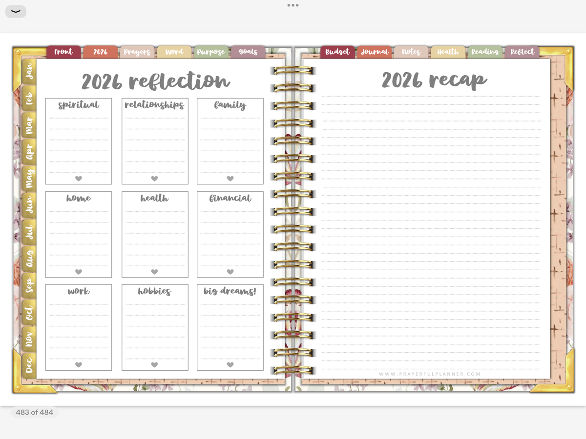 2026 Digital Planner All-In-One - AMAZING GRACE