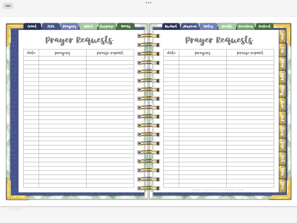 2026 Digital Planner All-In-One - MY REFUGE