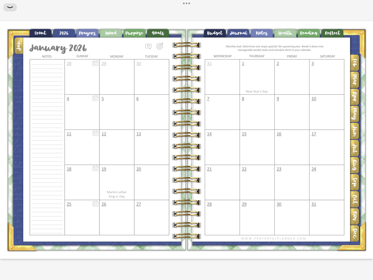 2026 Digital Planner All-In-One - MY REFUGE