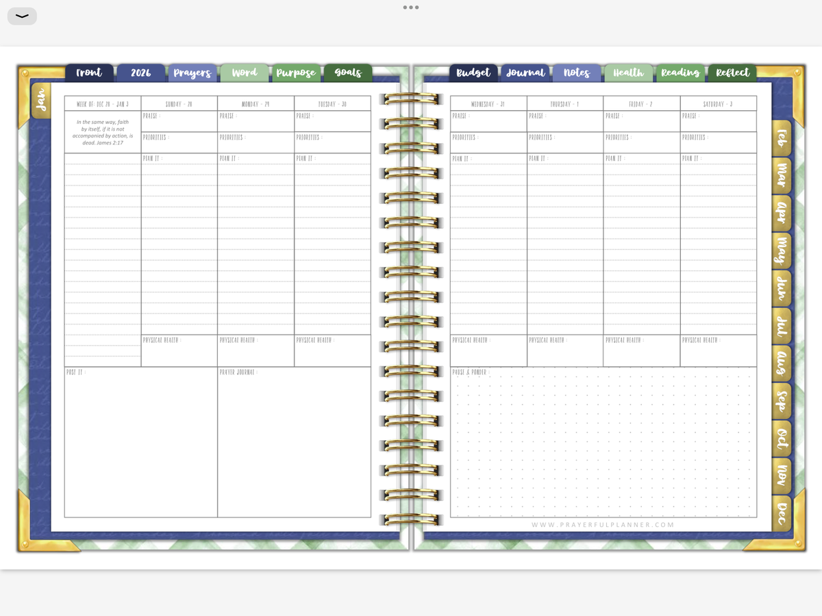 2026 Digital Planner All-In-One - MY REFUGE