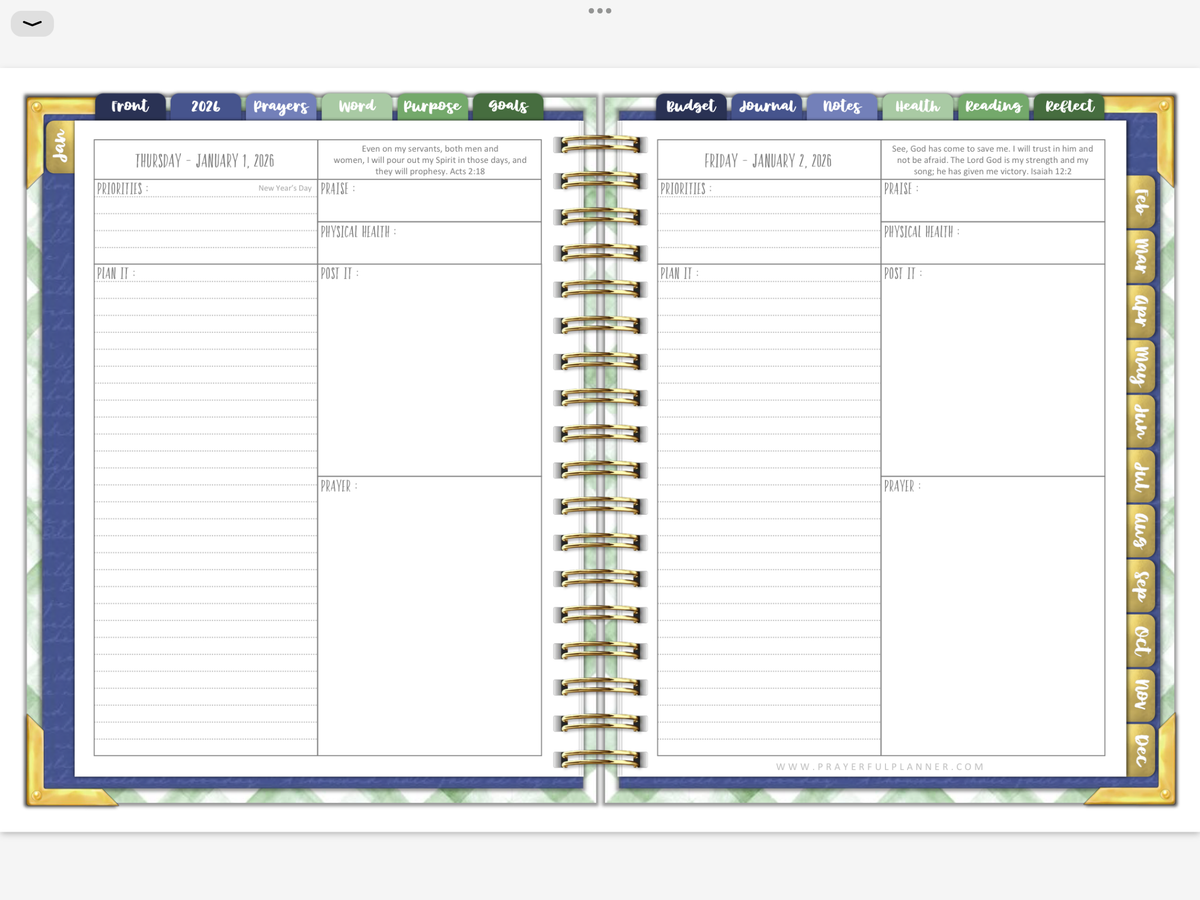 2026 Digital Planner All-In-One - MY REFUGE