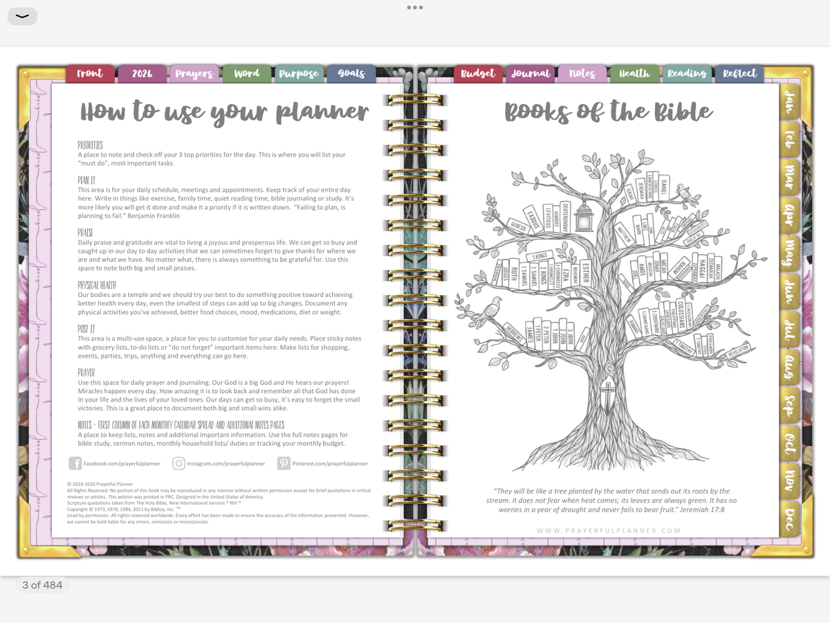 2026 Digital Planner All-In-One - FAITH IN JESUS