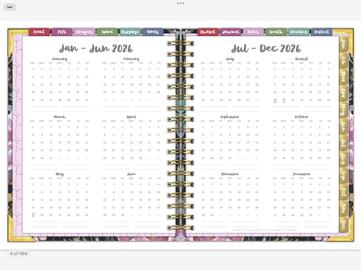 2026 Digital Planner All-In-One - FAITH IN JESUS