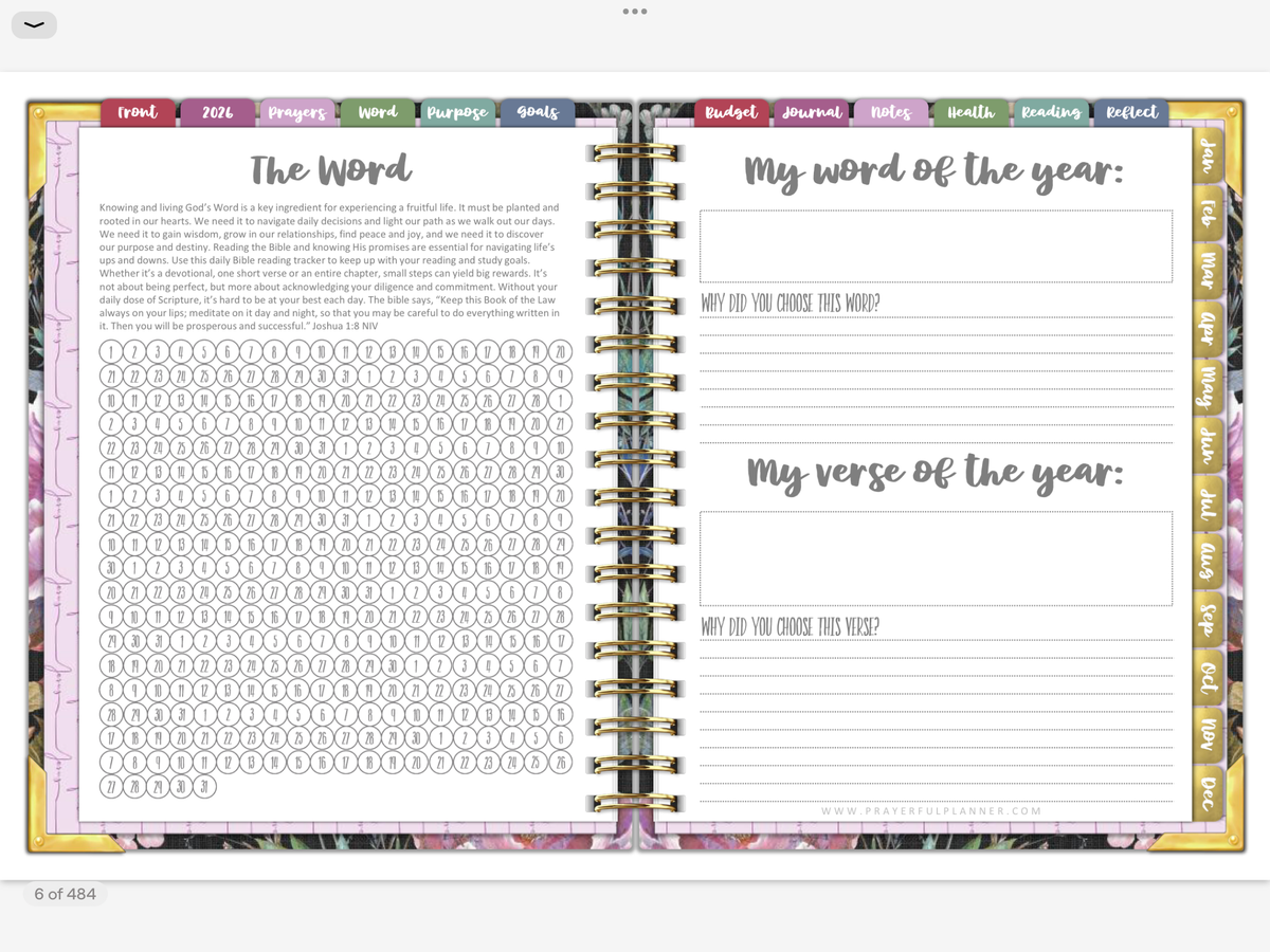 2026 Digital Planner All-In-One - FAITH IN JESUS
