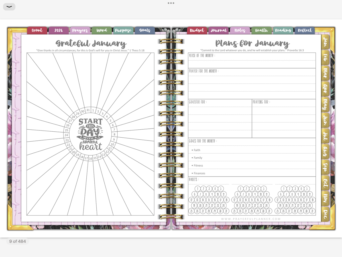 2026 Digital Planner All-In-One - FAITH IN JESUS