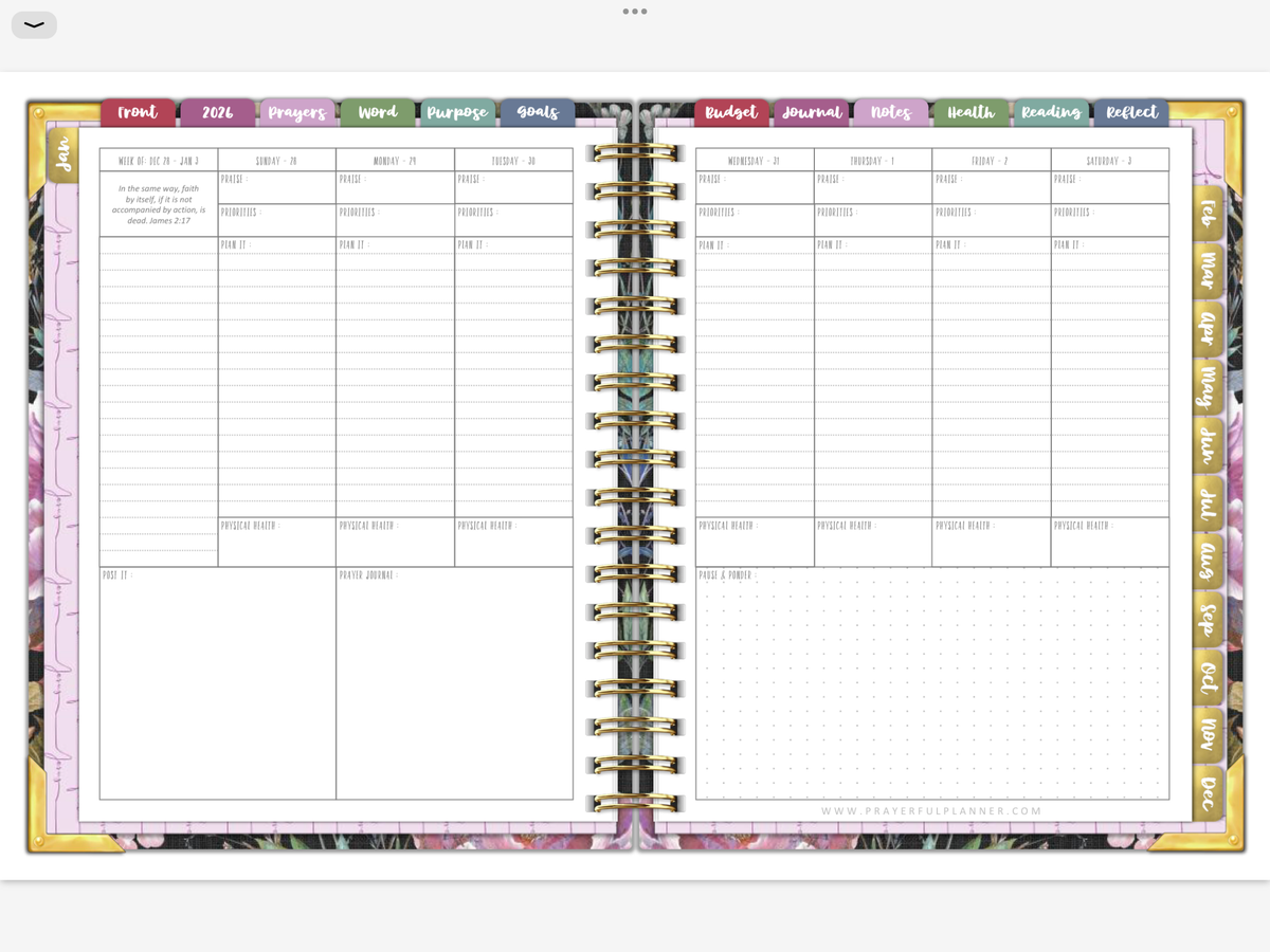 2026 Digital Planner All-In-One - FAITH IN JESUS