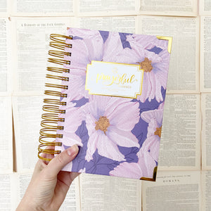 "Petite" Prayerful Planner - "UNDATED" Luminant Lilac