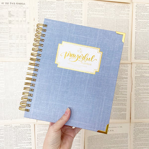 "Weekly" Planner - "UNDATED" Sky Linen