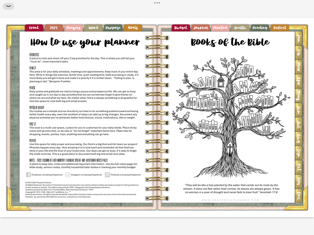 2027 Digital Planner All-In-One - Way Maker