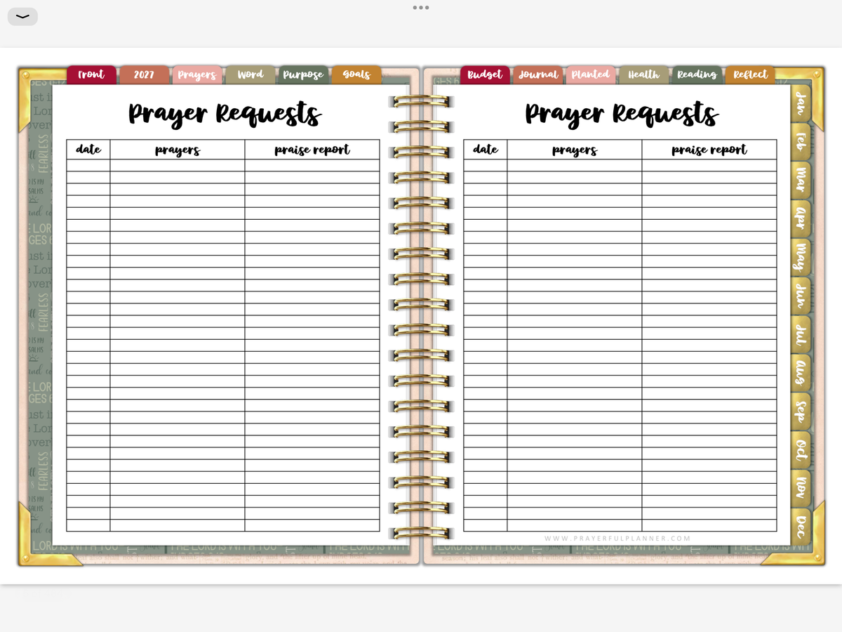 2027 Digital Planner All-In-One - Way Maker