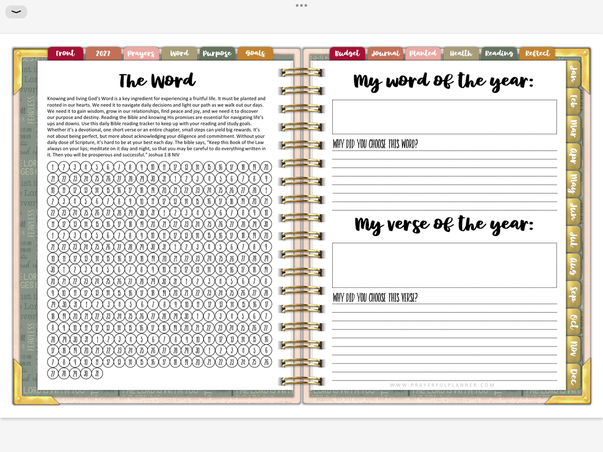 2027 Digital Planner All-In-One - Way Maker