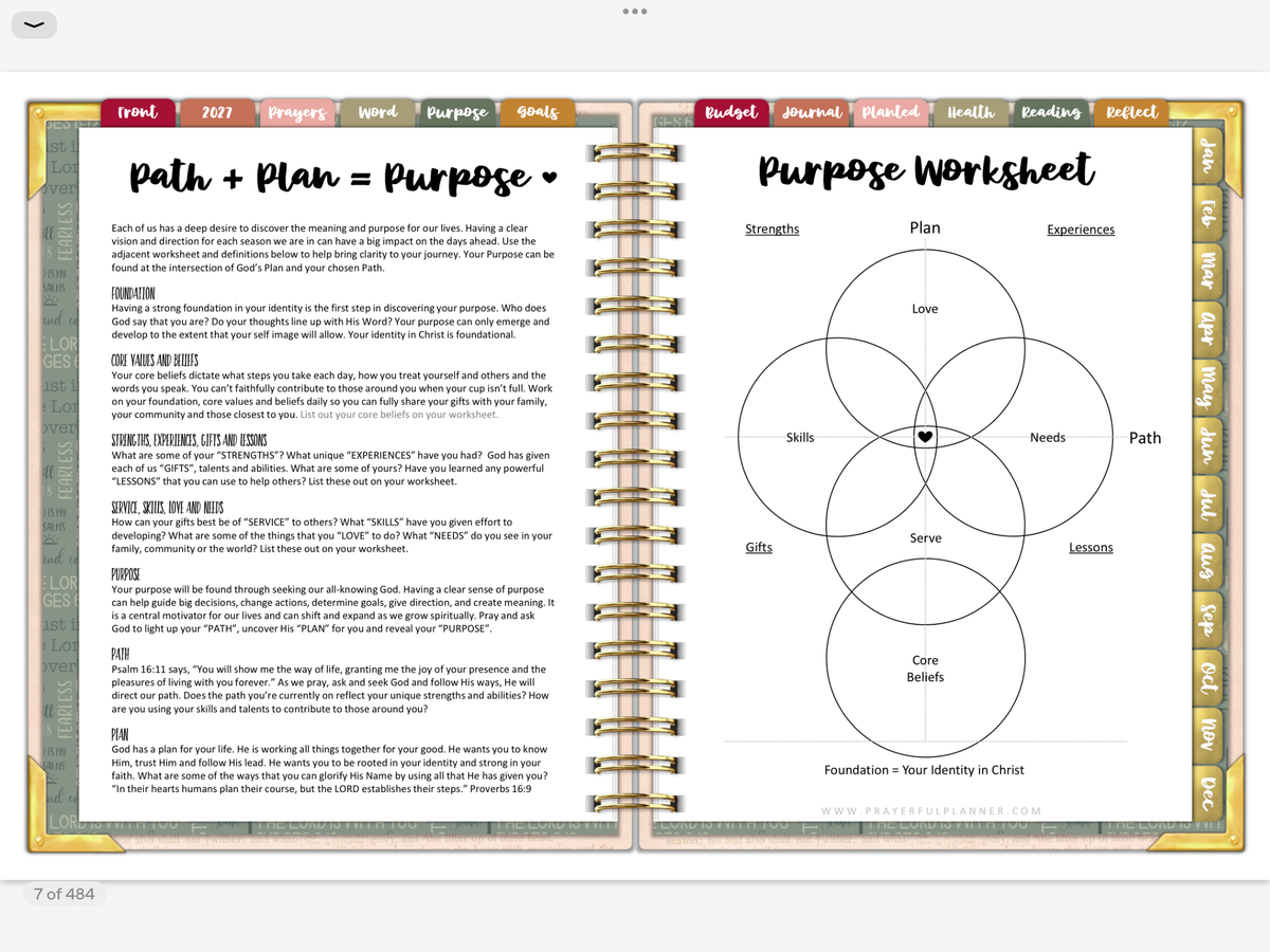 2027 Digital Planner All-In-One - Way Maker