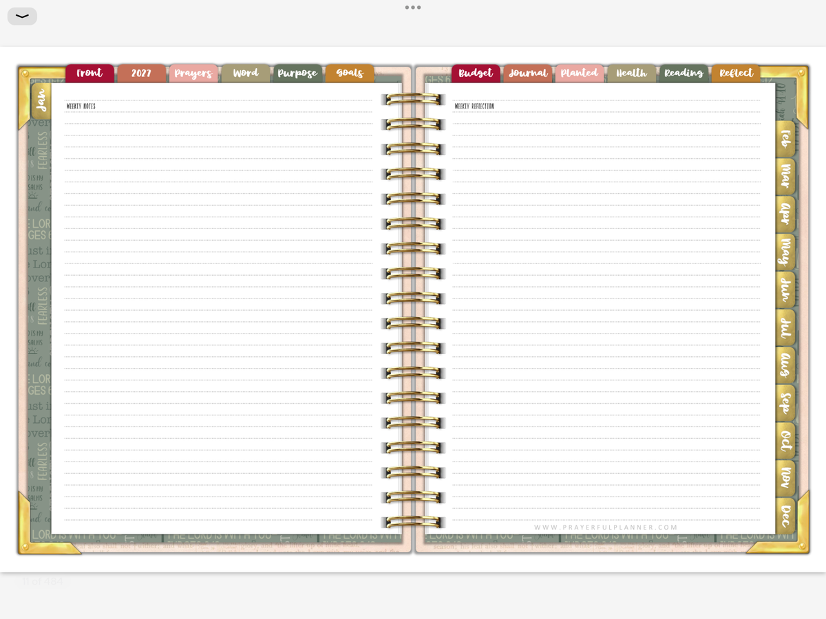 2027 Digital Planner All-In-One - Way Maker