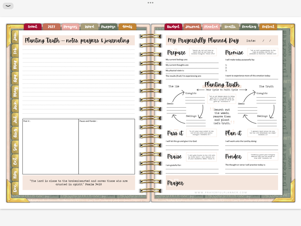 2027 Digital Planner All-In-One - Way Maker