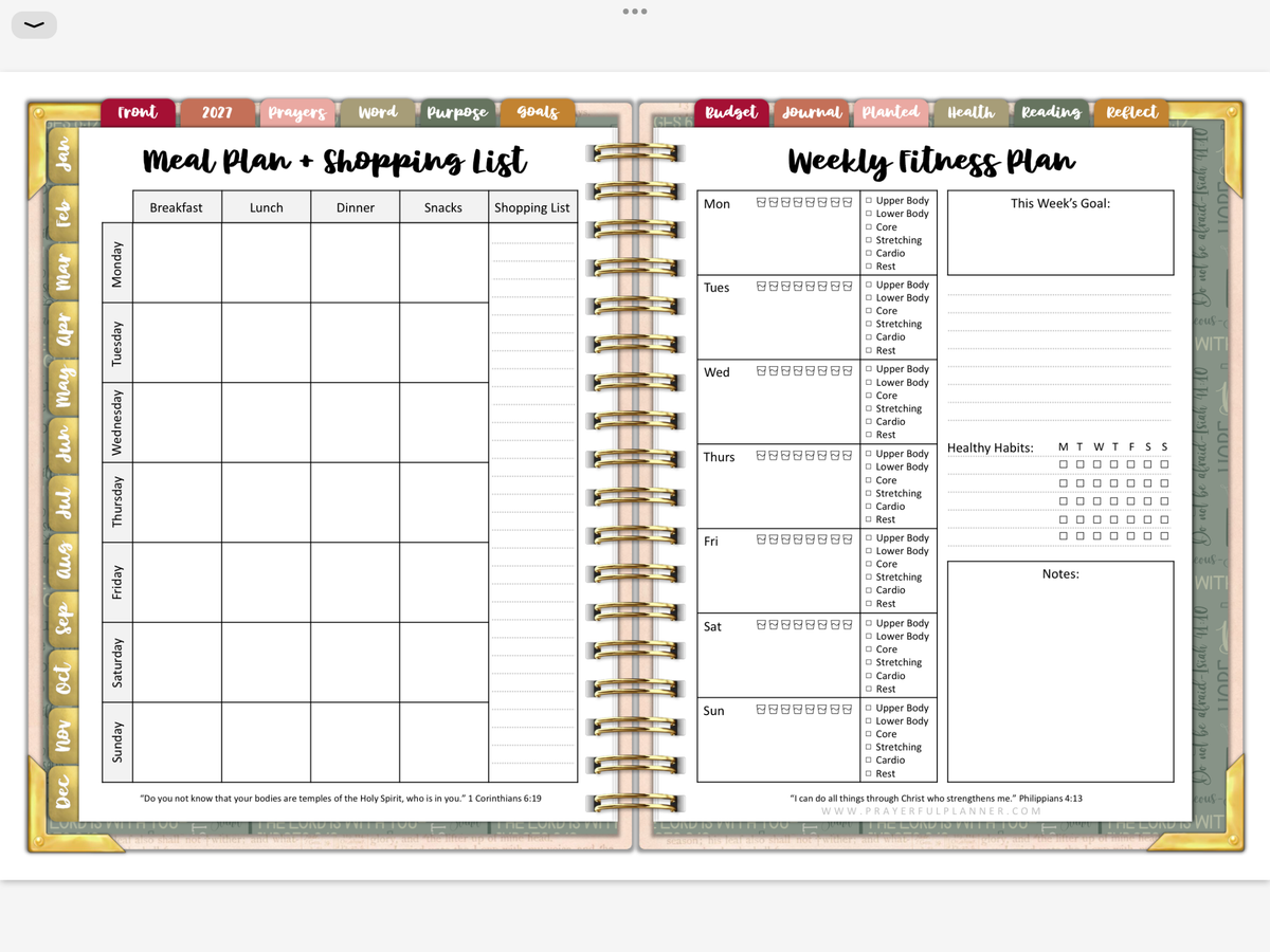 2027 Digital Planner All-In-One - Way Maker