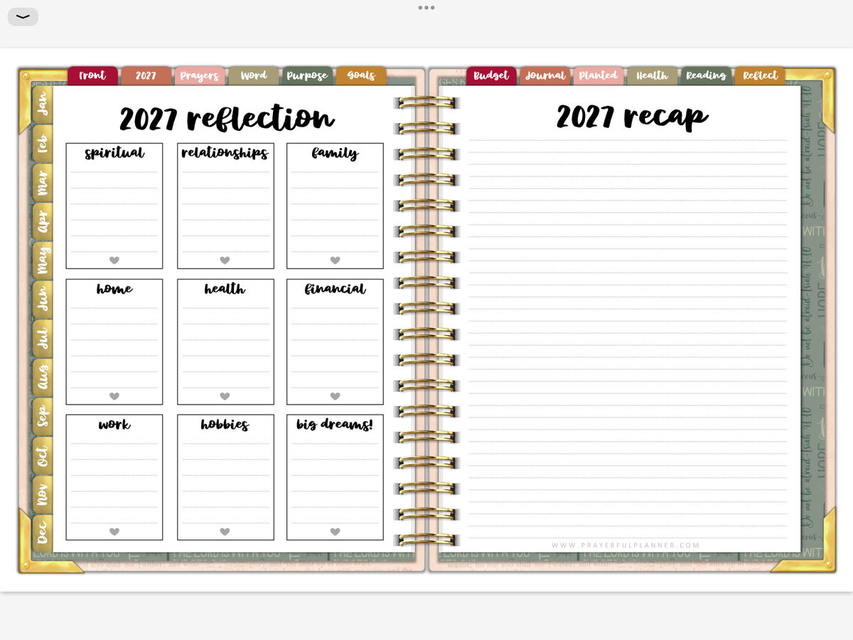 2027 Digital Planner All-In-One - Way Maker