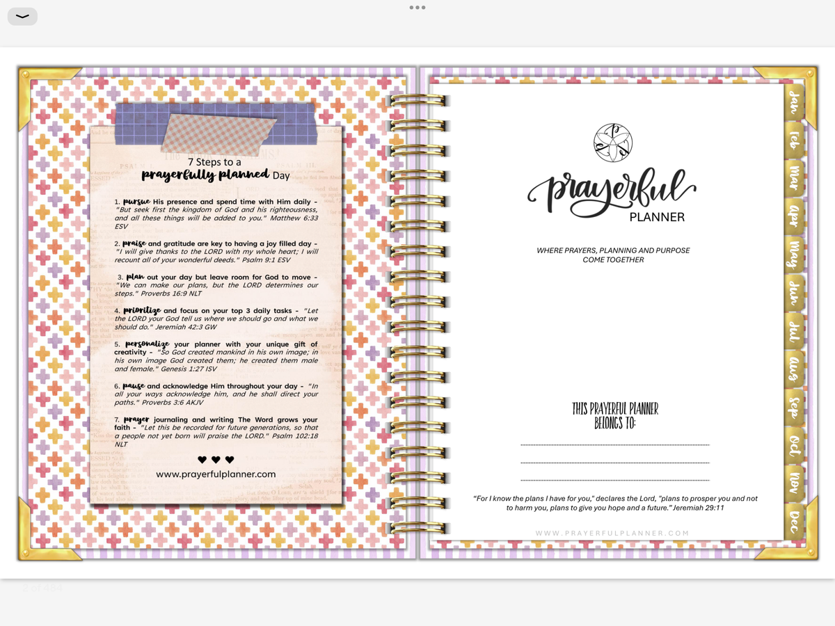 2027 Digital Planner All-In-One - Wildflowers