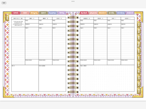 2027 Digital Planner All-In-One - Wildflowers