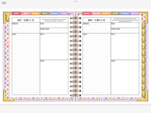 2027 Digital Planner All-In-One - Wildflowers