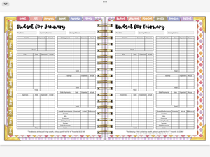 2027 Digital Planner All-In-One - Wildflowers