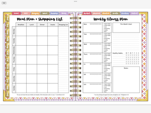 2027 Digital Planner All-In-One - Wildflowers