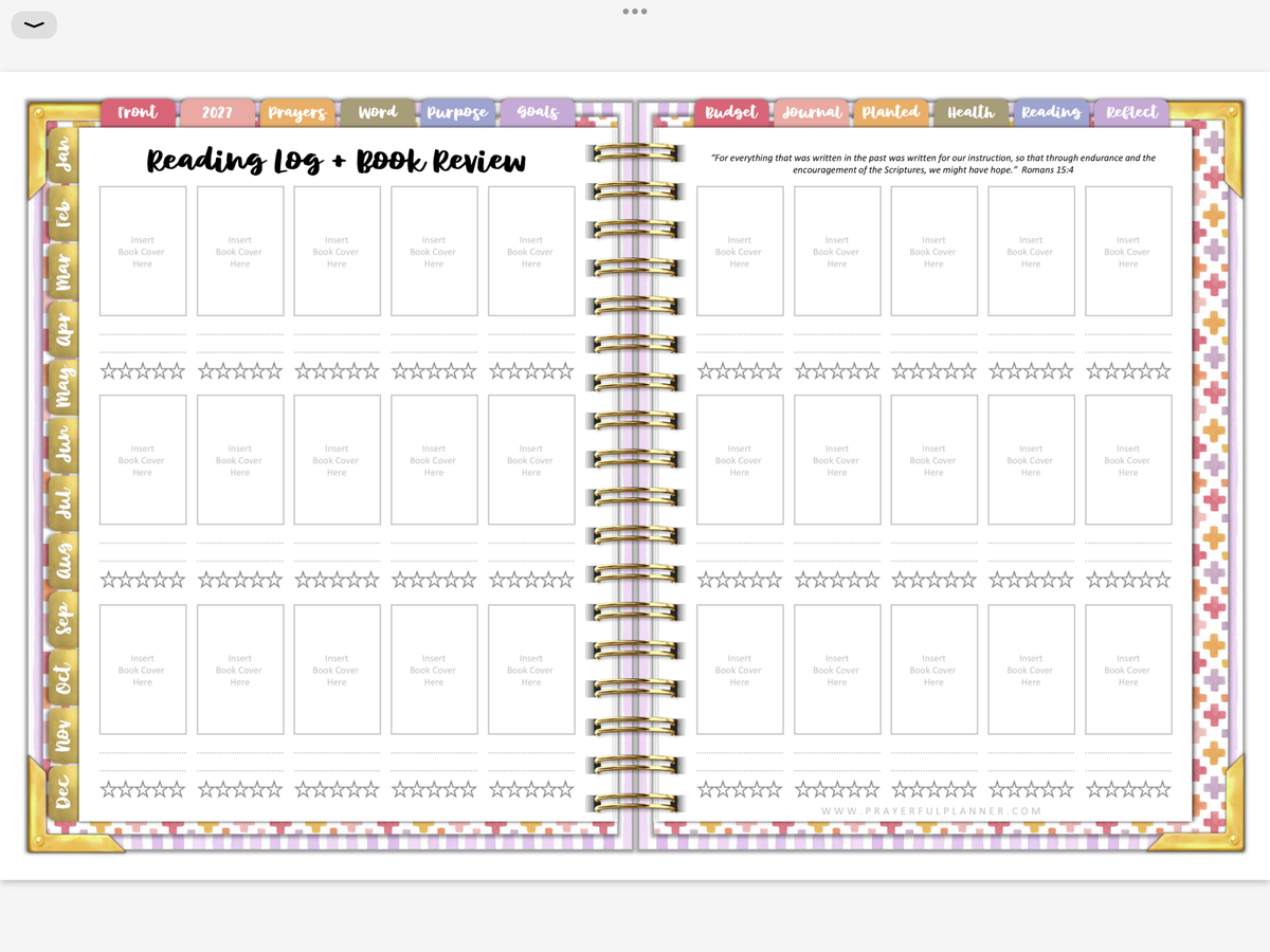 2027 Digital Planner All-In-One - Wildflowers