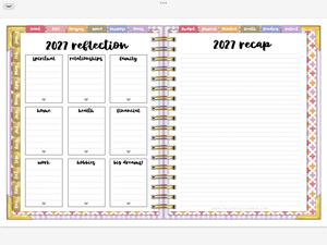 2027 Digital Planner All-In-One - Wildflowers