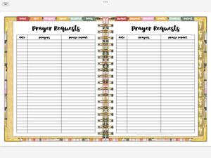 2027 Digital Planner All-In-One - Bible Bookcase