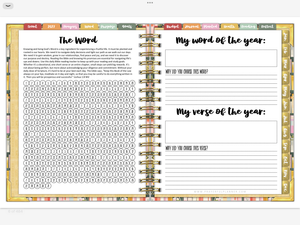 2027 Digital Planner All-In-One - Bible Bookcase
