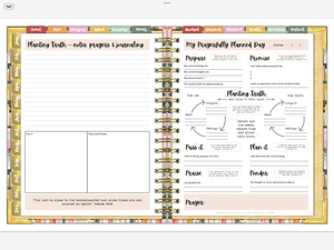 2027 Digital Planner All-In-One - Bible Bookcase