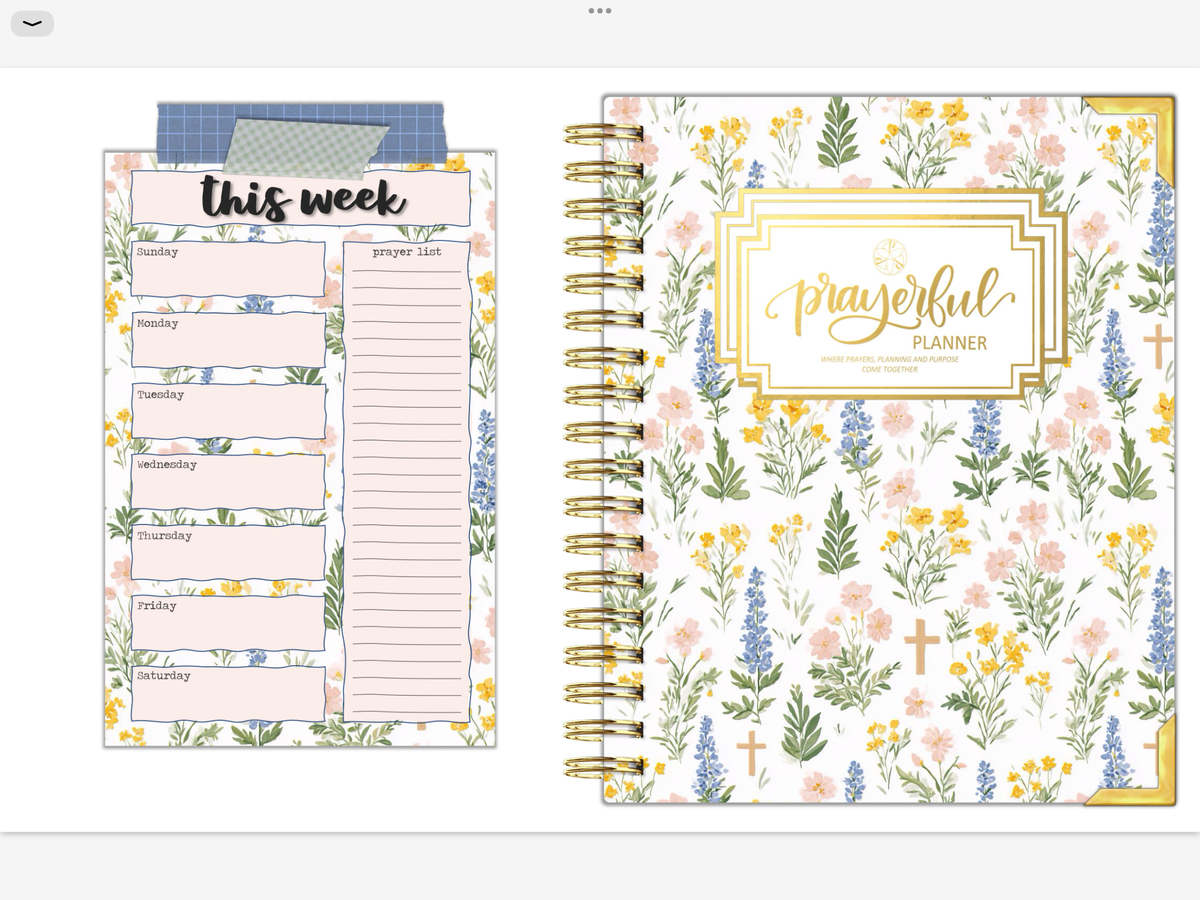 2027 Digital Planner All-In-One - Prayer Garden