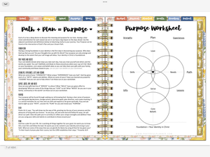 2027 Digital Planner All-In-One - Prayer Garden