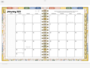 2027 Digital Planner All-In-One - Prayer Garden