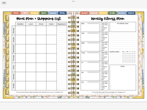 2027 Digital Planner All-In-One - Prayer Garden
