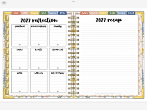 2027 Digital Planner All-In-One - Prayer Garden