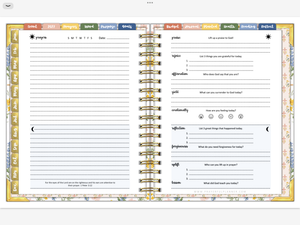 2027 Digital Planner All-In-One - Prayer Garden