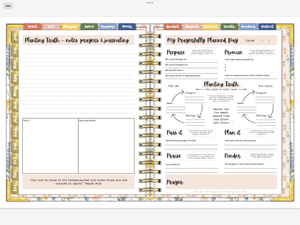 2027 Digital Planner All-In-One - Prayer Garden