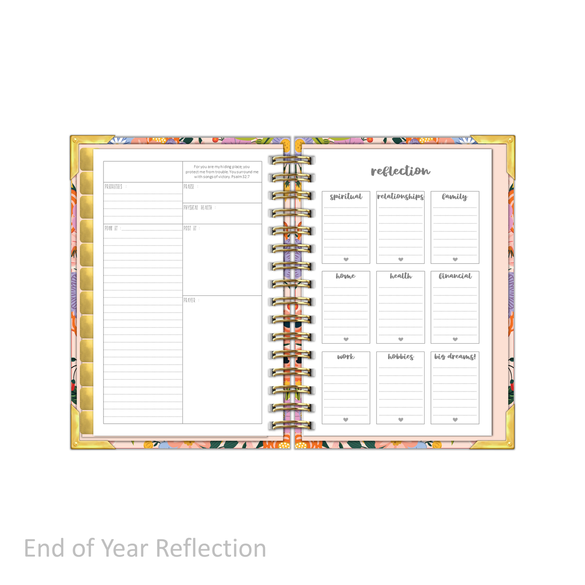 &quot;Petite&quot; Prayerful Planner - &quot;UNDATED&quot; Radiant Rose