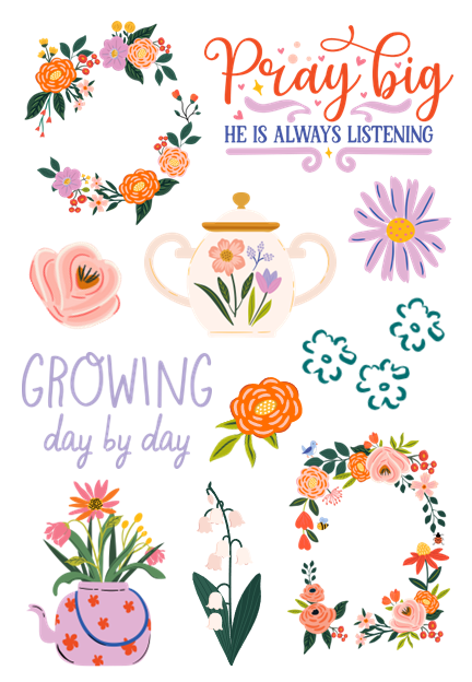 &quot;Grow in Christ&quot; Sticker Book