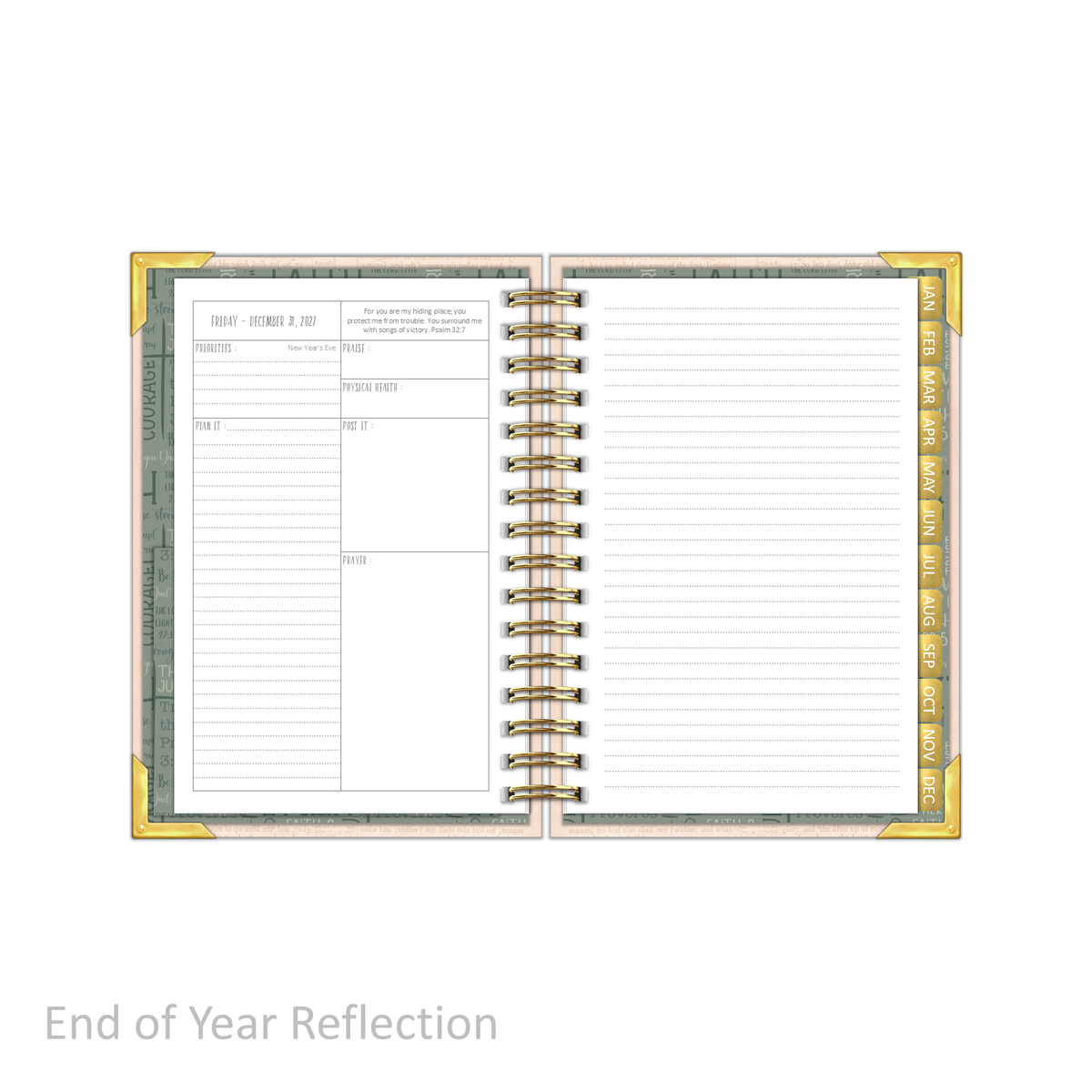 2027 "Petite" Daily Planner - "DATED" Way Maker
