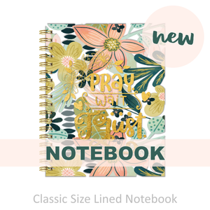 Notebook - "Classic Size" JOY