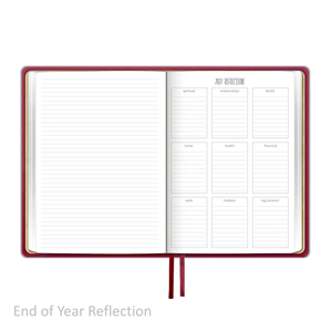 2027 "Weekly" Planner - "DATED" Soft Cover Red