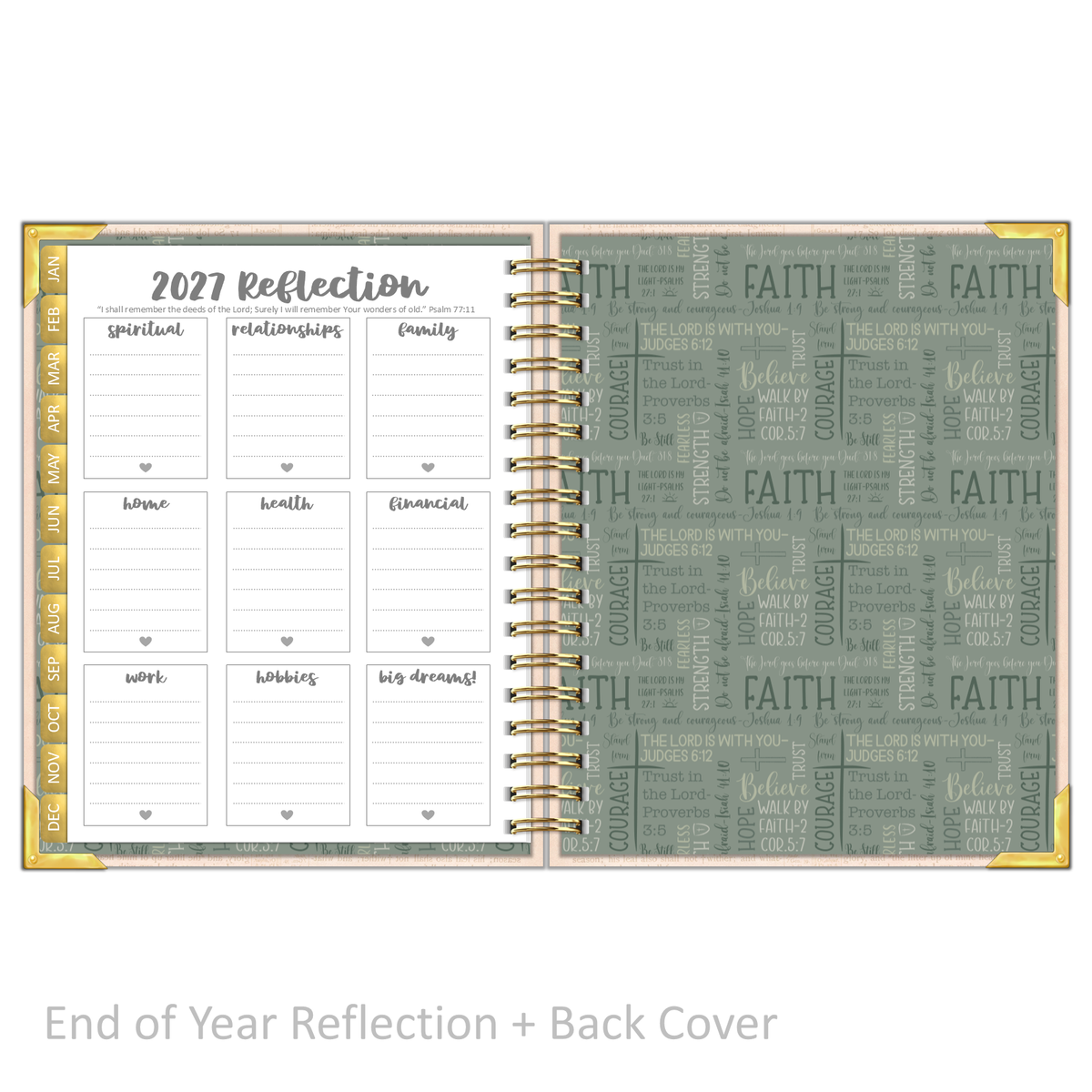 2027 "Classic" Daily Planner - "DATED" Way Maker