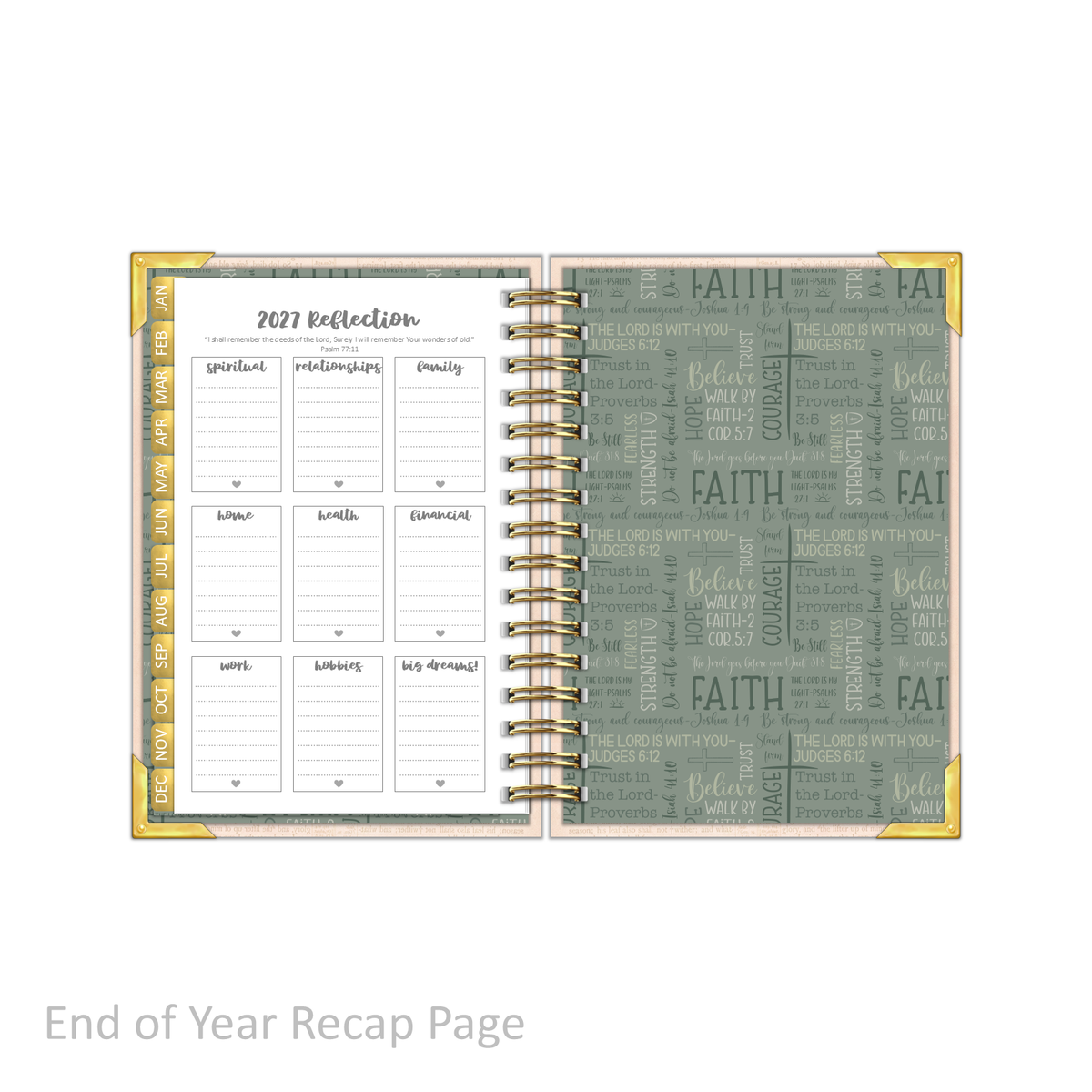 2027 "Petite" Daily Planner - "DATED" Way Maker