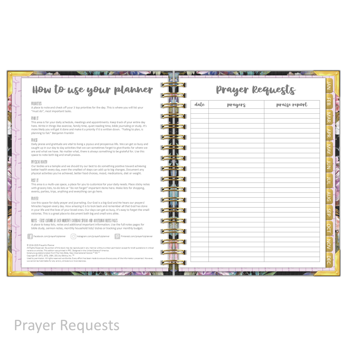 2026 &quot;Daily&quot; FAITH IN JESUS - Prayerful Planner Dated