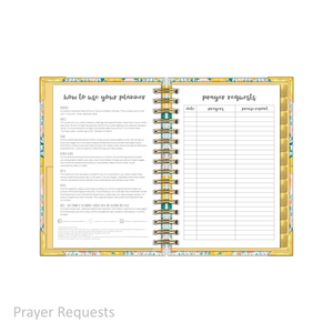 "Petite" Prayerful Planner - "UNDATED" Magnificent Mustard