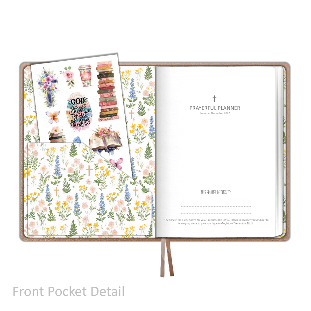 2027 "Weekly" Planner - "DATED" Soft Cover Metallic